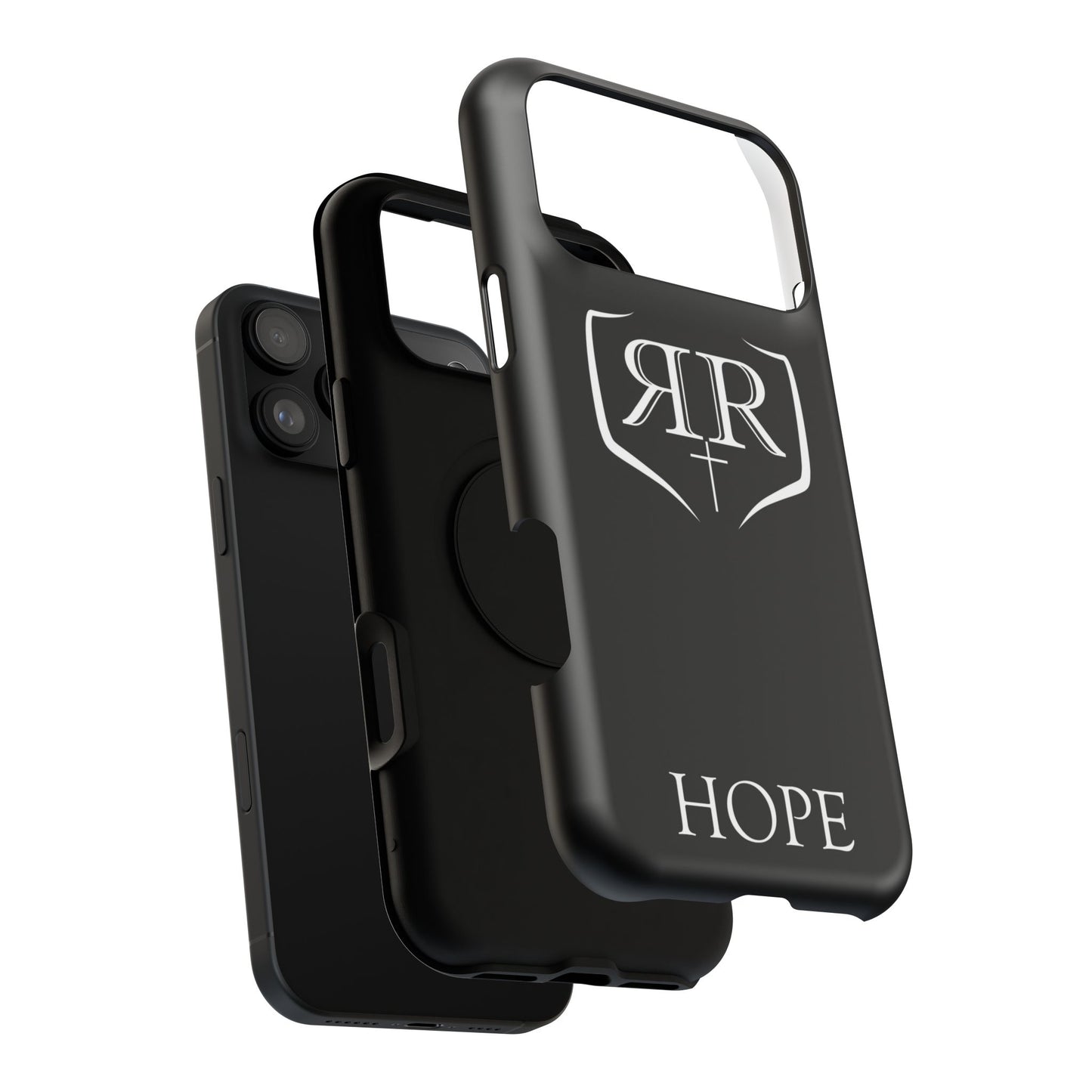 "HOPE" White Tough Phone Case