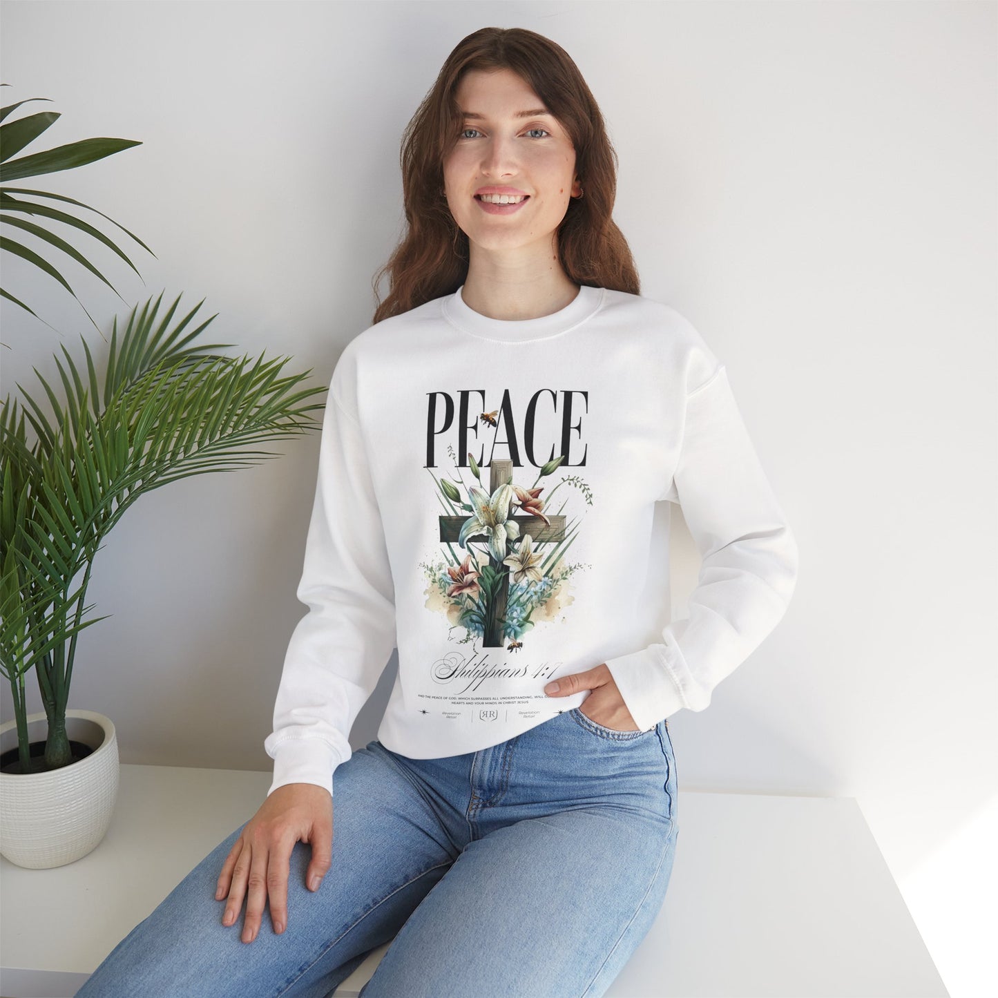 "PEACE" Crewneck