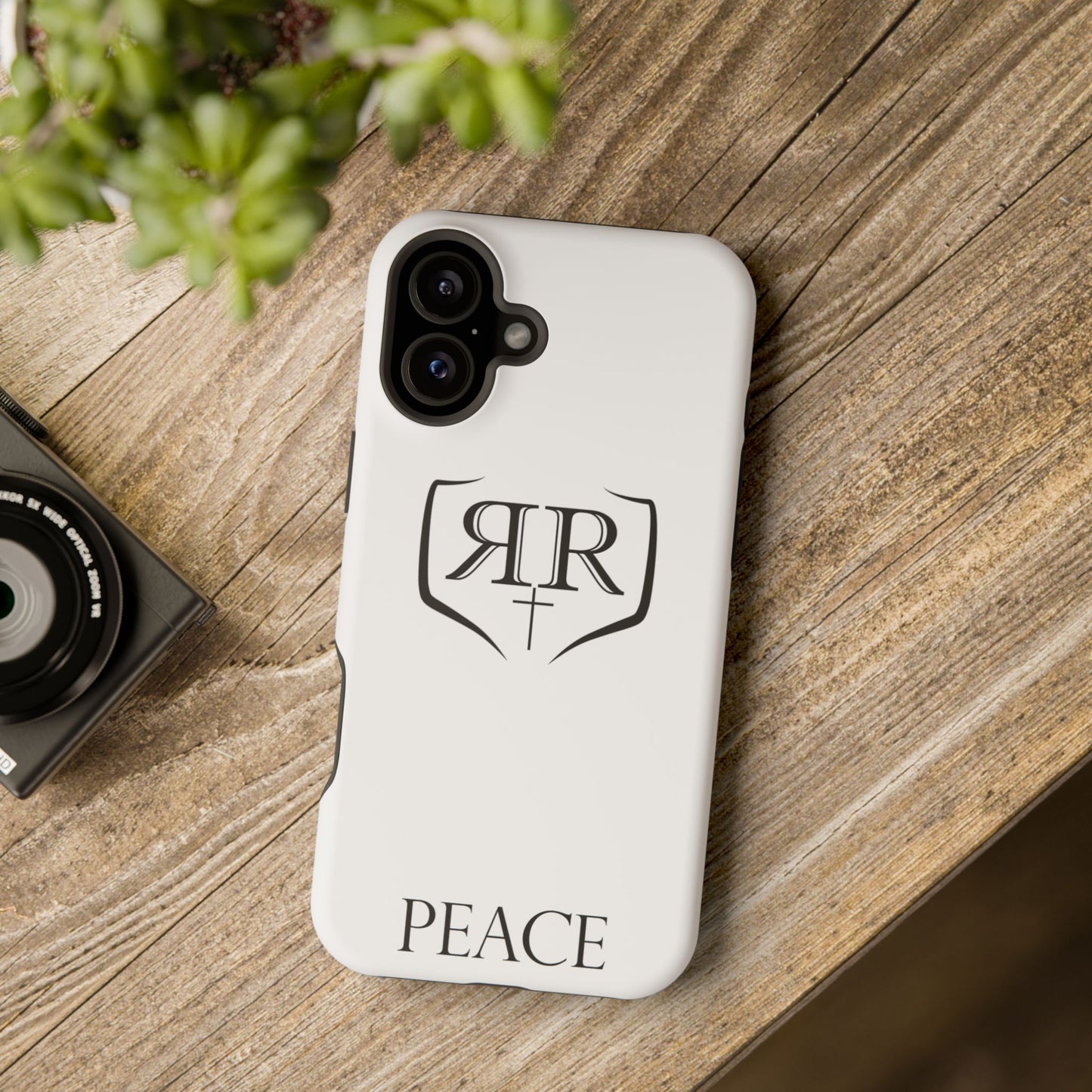 "PEACE" Black Tough Phone Case