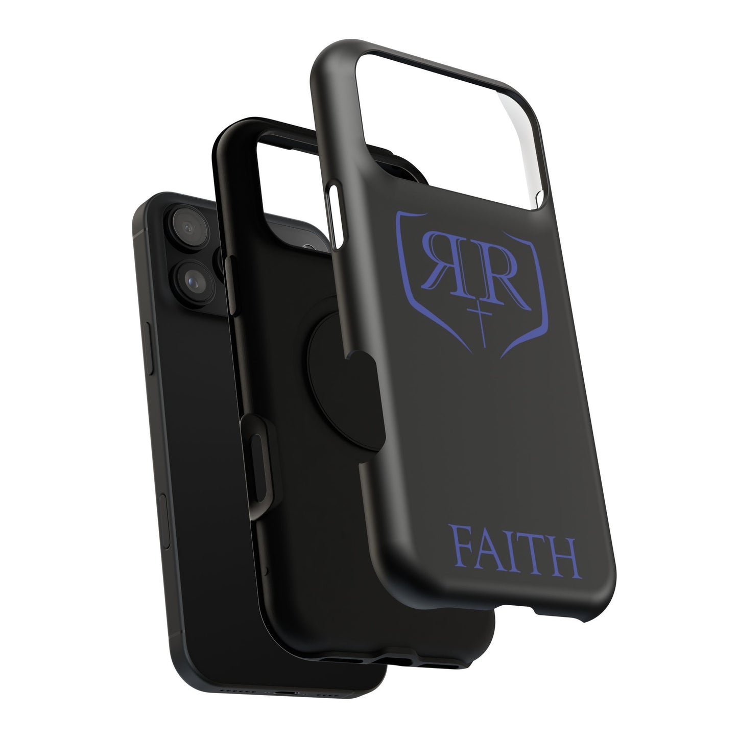 "FAITH" Blue Tough Phone Case