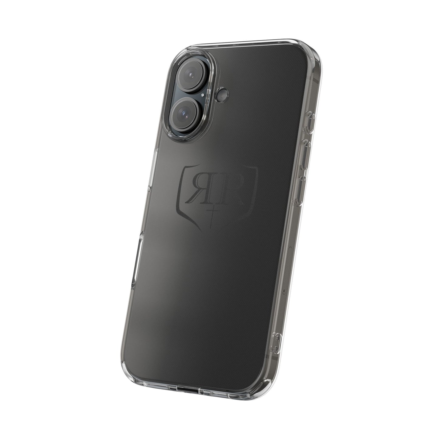Transparent Double R Phone Case Black
