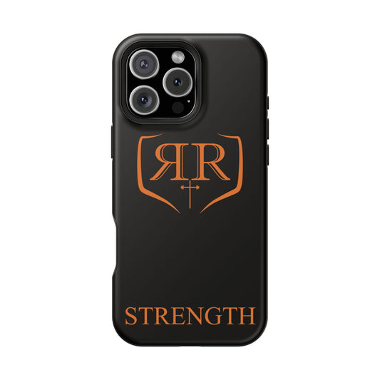 "STRENGTH" Orange Tough Phone Case