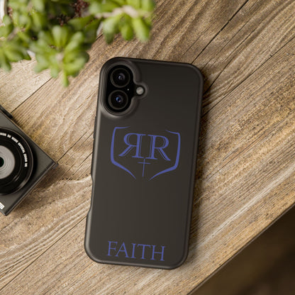 "FAITH" Blue Tough Phone Case