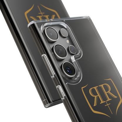Transparent "GLORY" Gold Phone Case