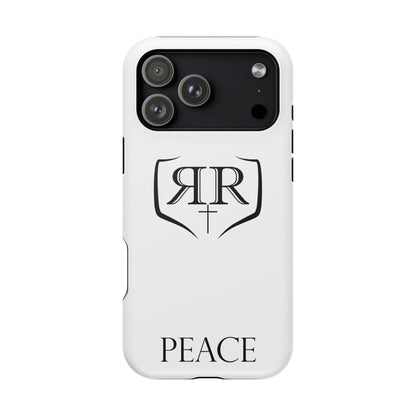 "PEACE" Black Magnetic Phone Case