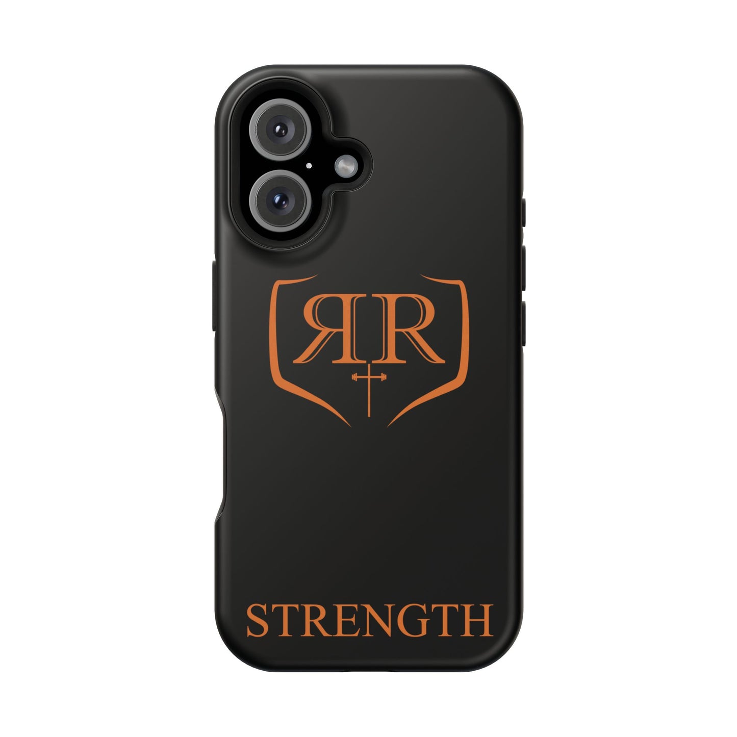 "STRENGTH" Orange Magnetic Phone Case