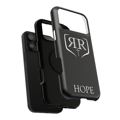 "HOPE" White Tough Phone Case