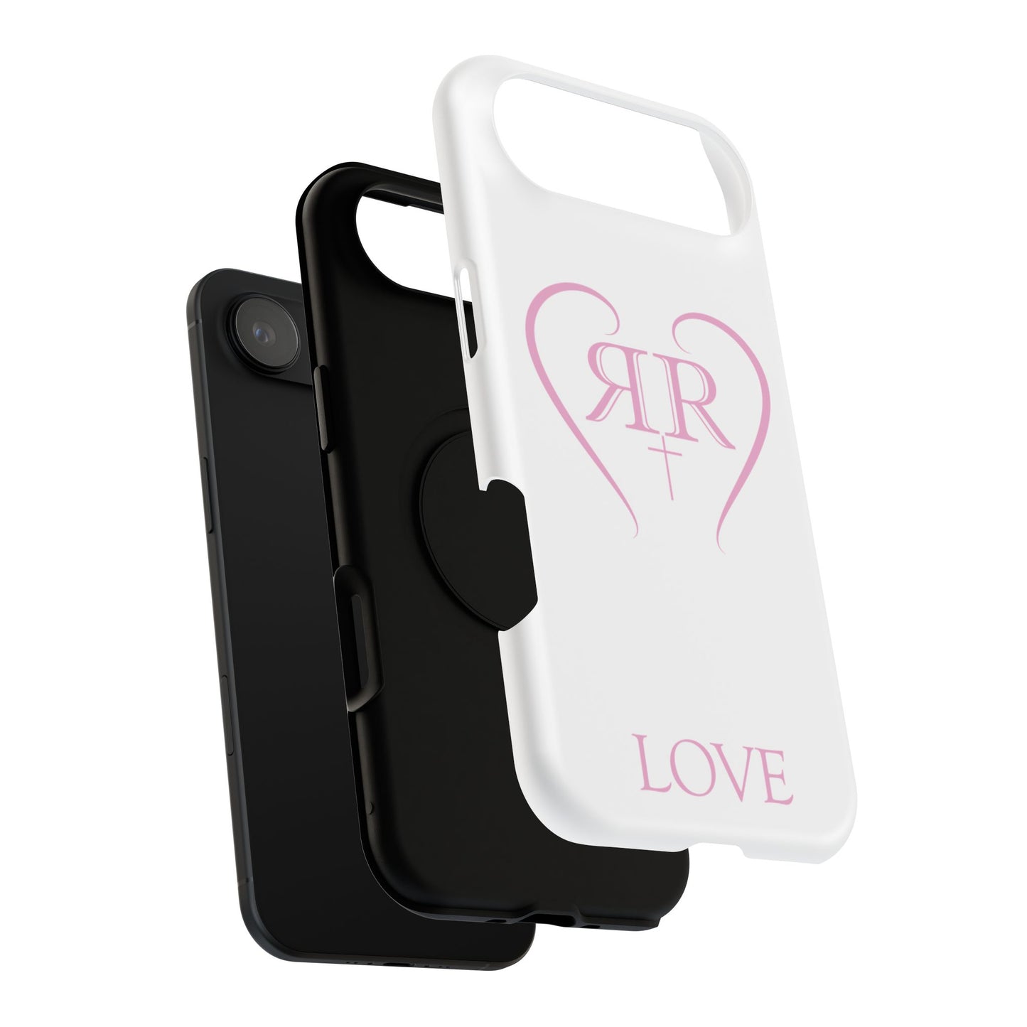 "LOVE" Pink Tough Phone Case