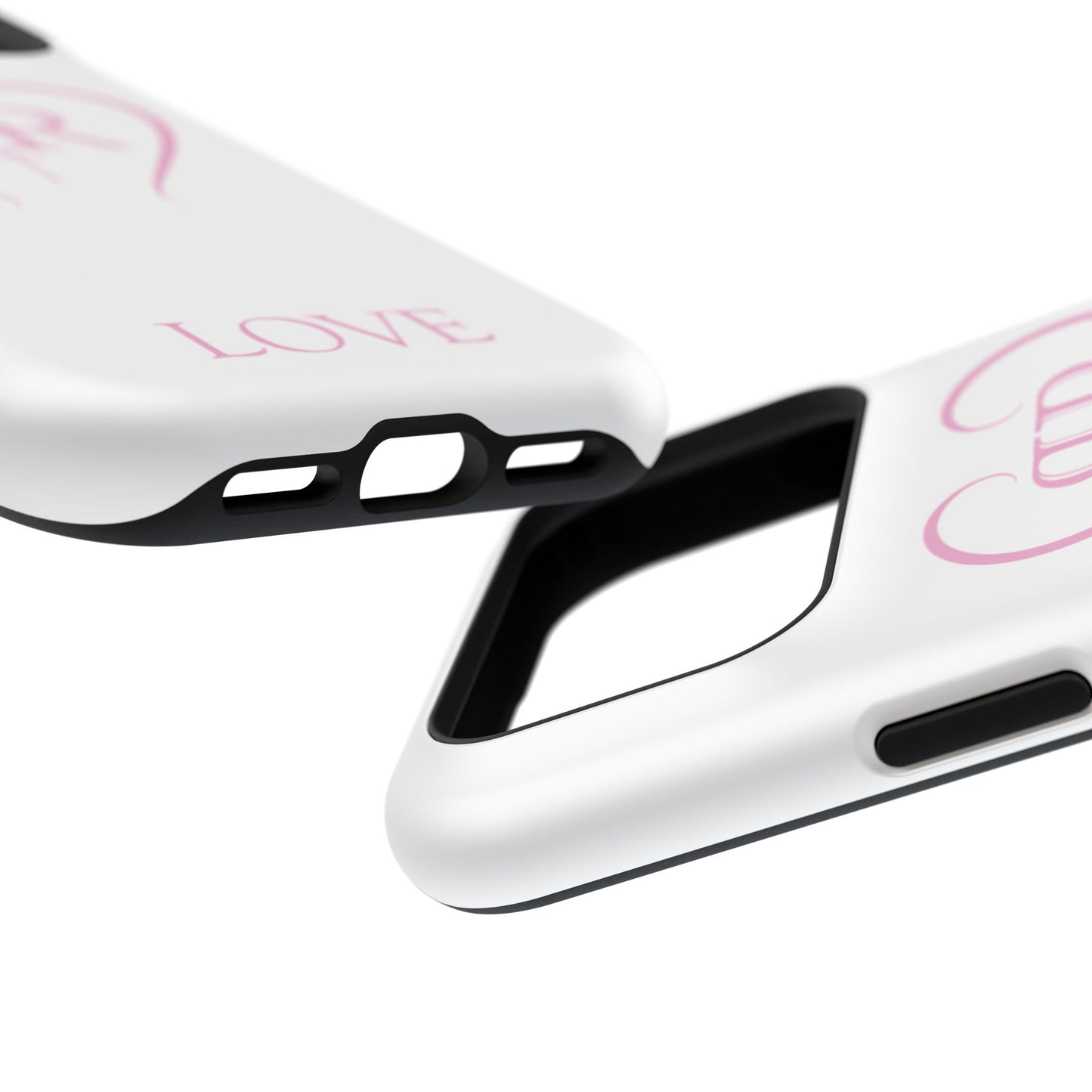 "LOVE" Pink Tough Phone Case