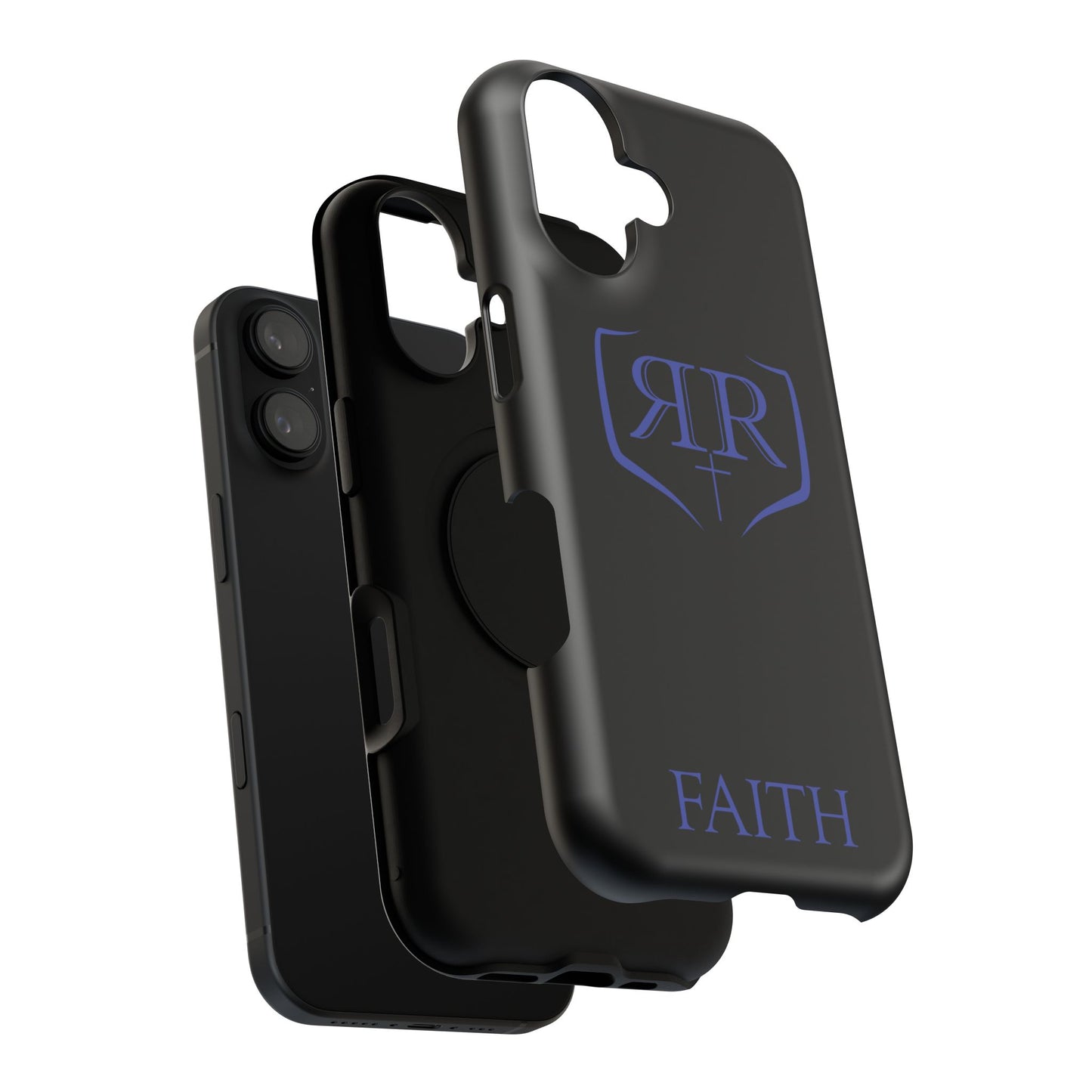 "FAITH" Blue Tough Phone Case