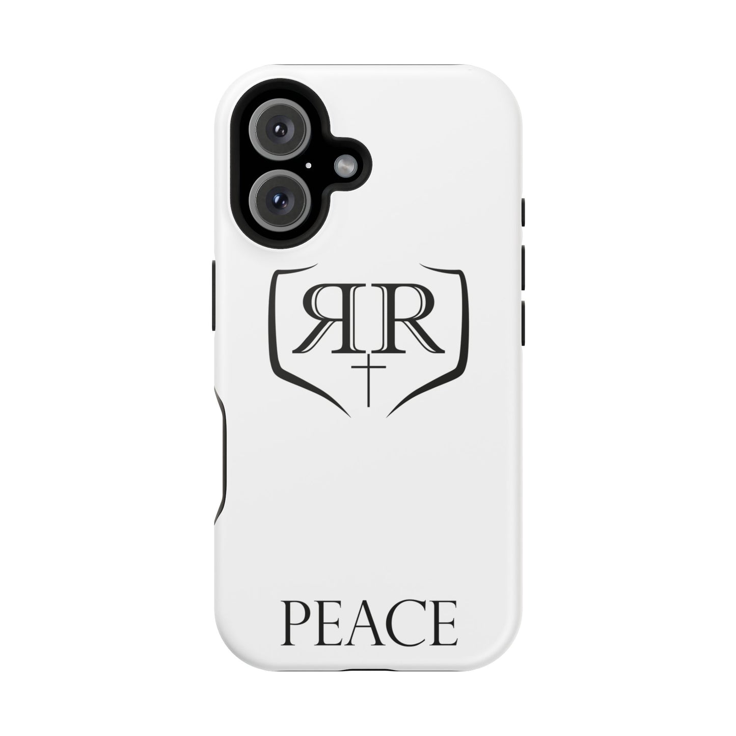 "PEACE" Black Magnetic Phone Case