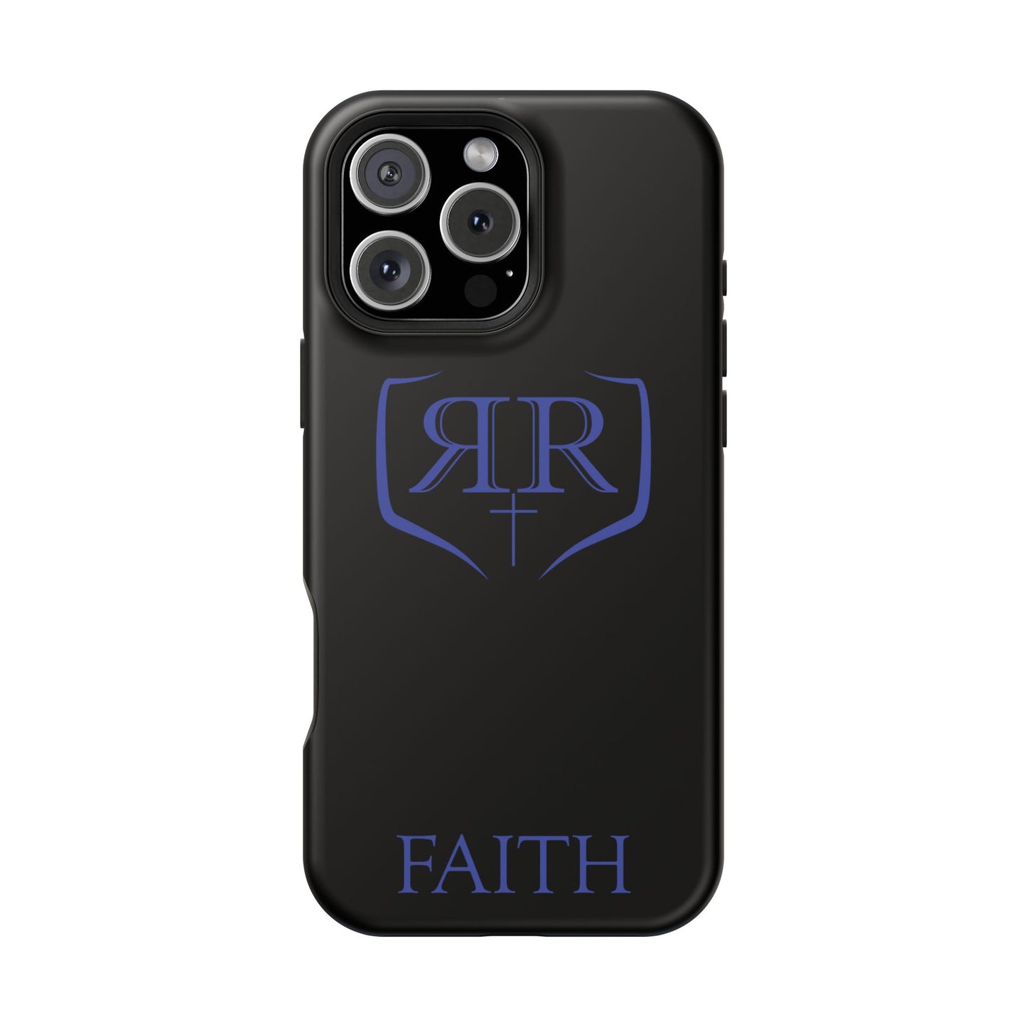 "FAITH" Blue Tough Phone Case