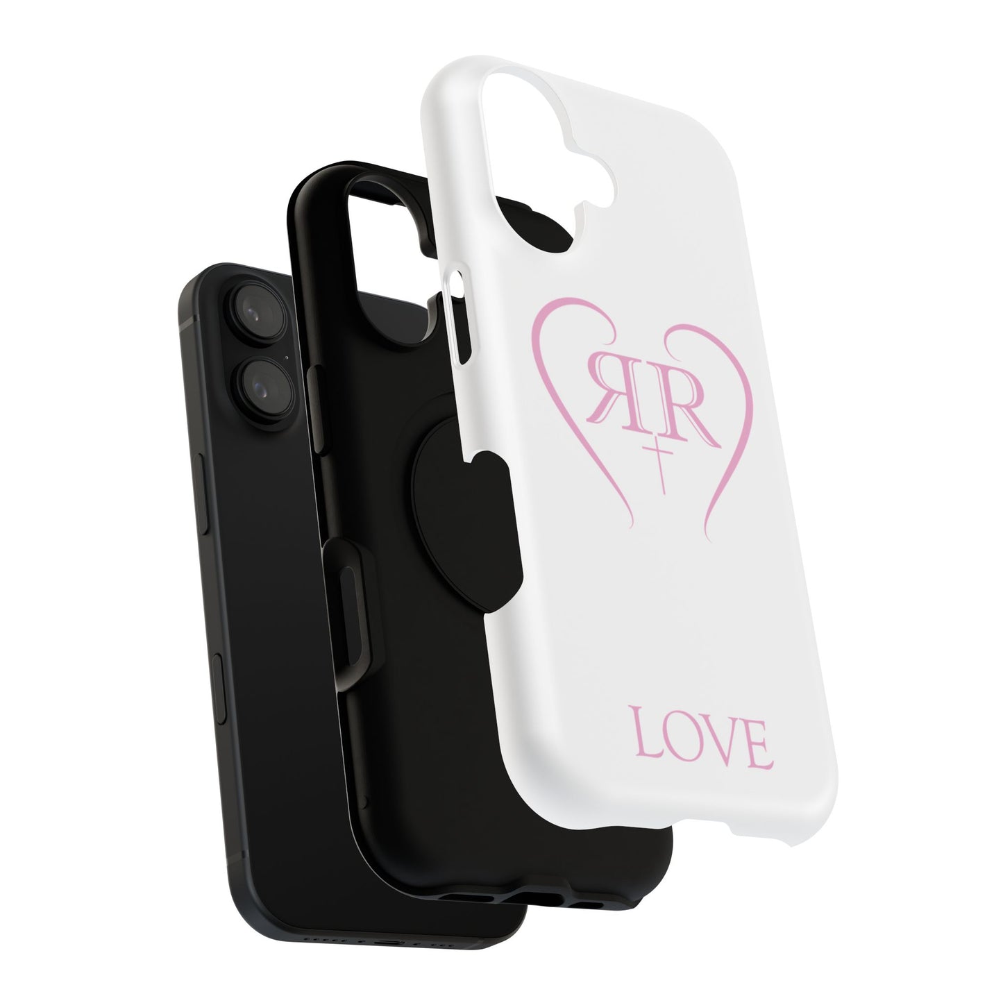 "LOVE" Pink Tough Phone Case