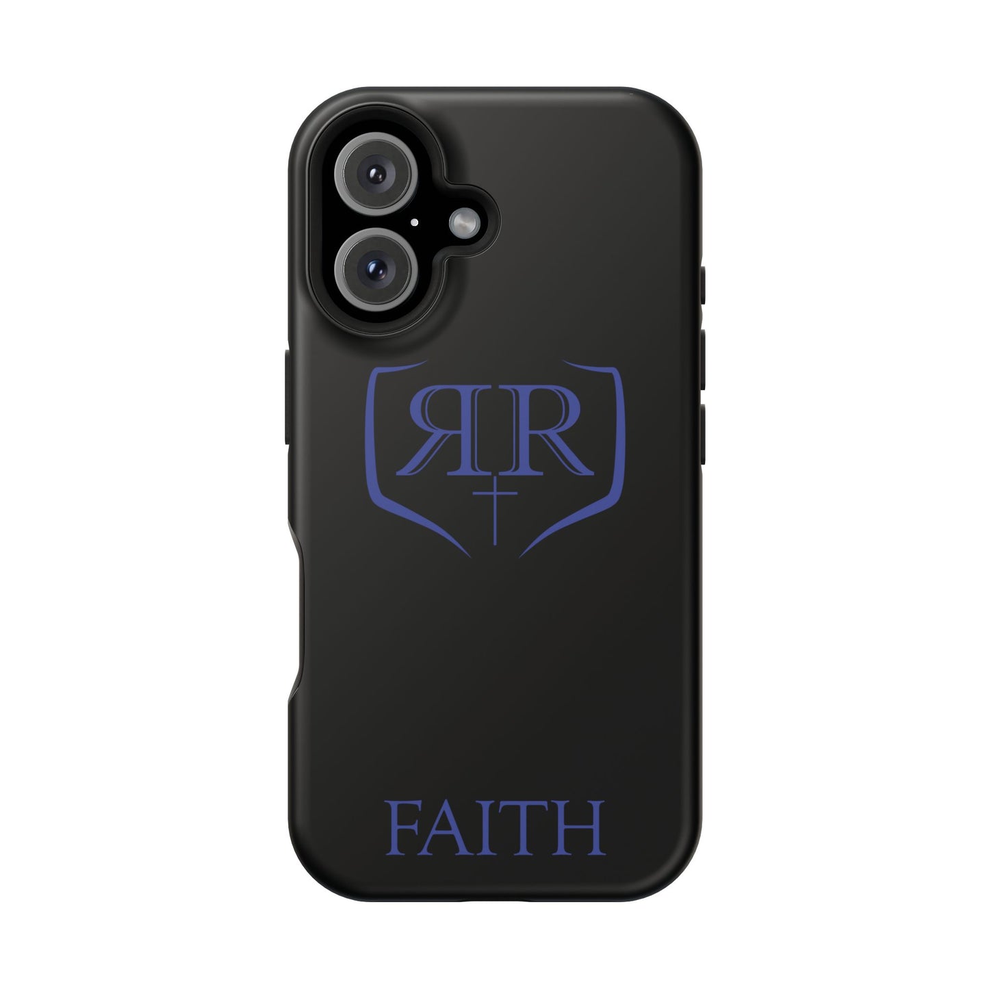 "FAITH" Blue Magnetic Phone Case