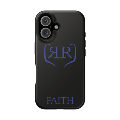 "FAITH" Blue Magnetic Phone Case