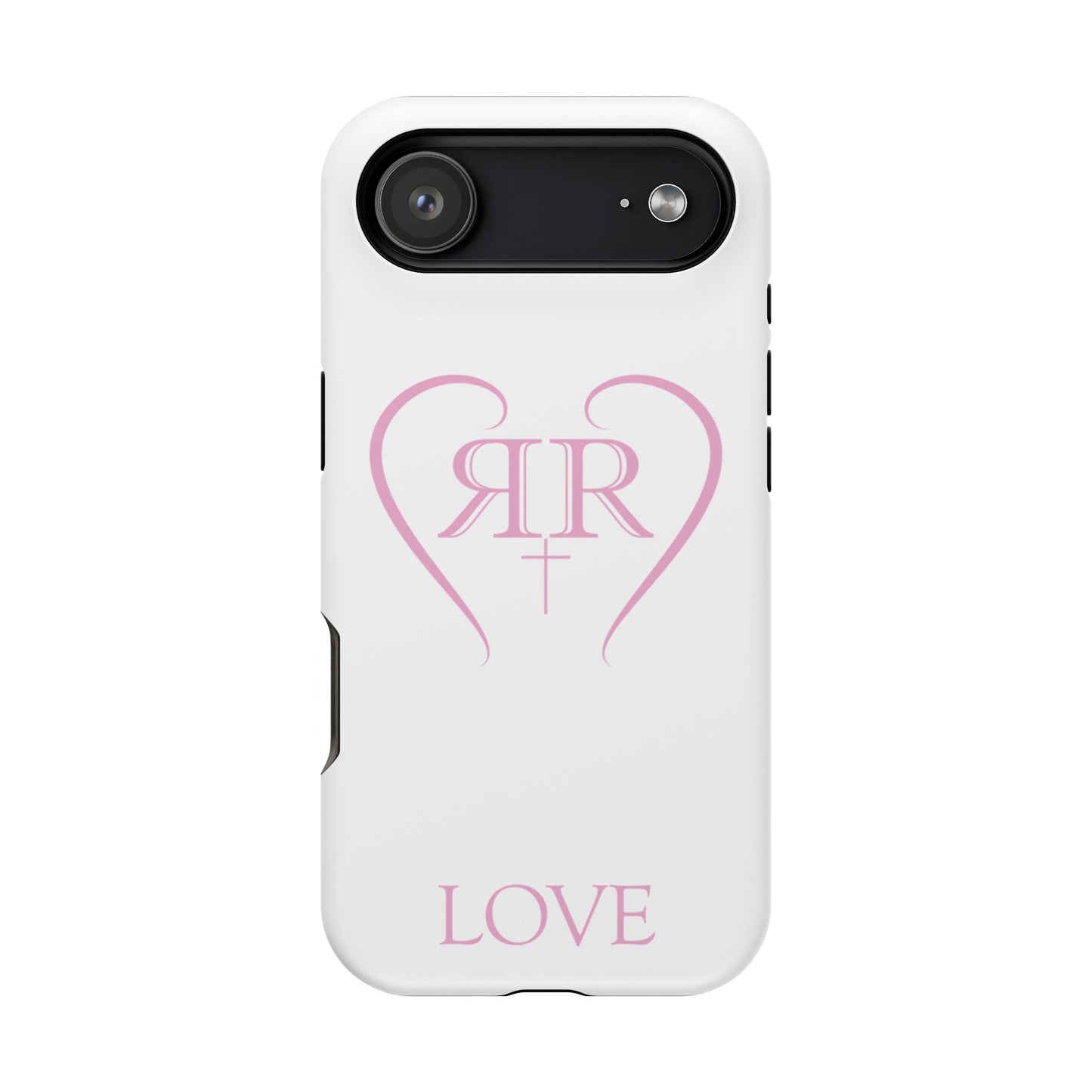 "LOVE" Pink Tough Phone Case