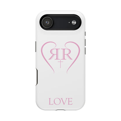 "LOVE" Pink Tough Phone Case