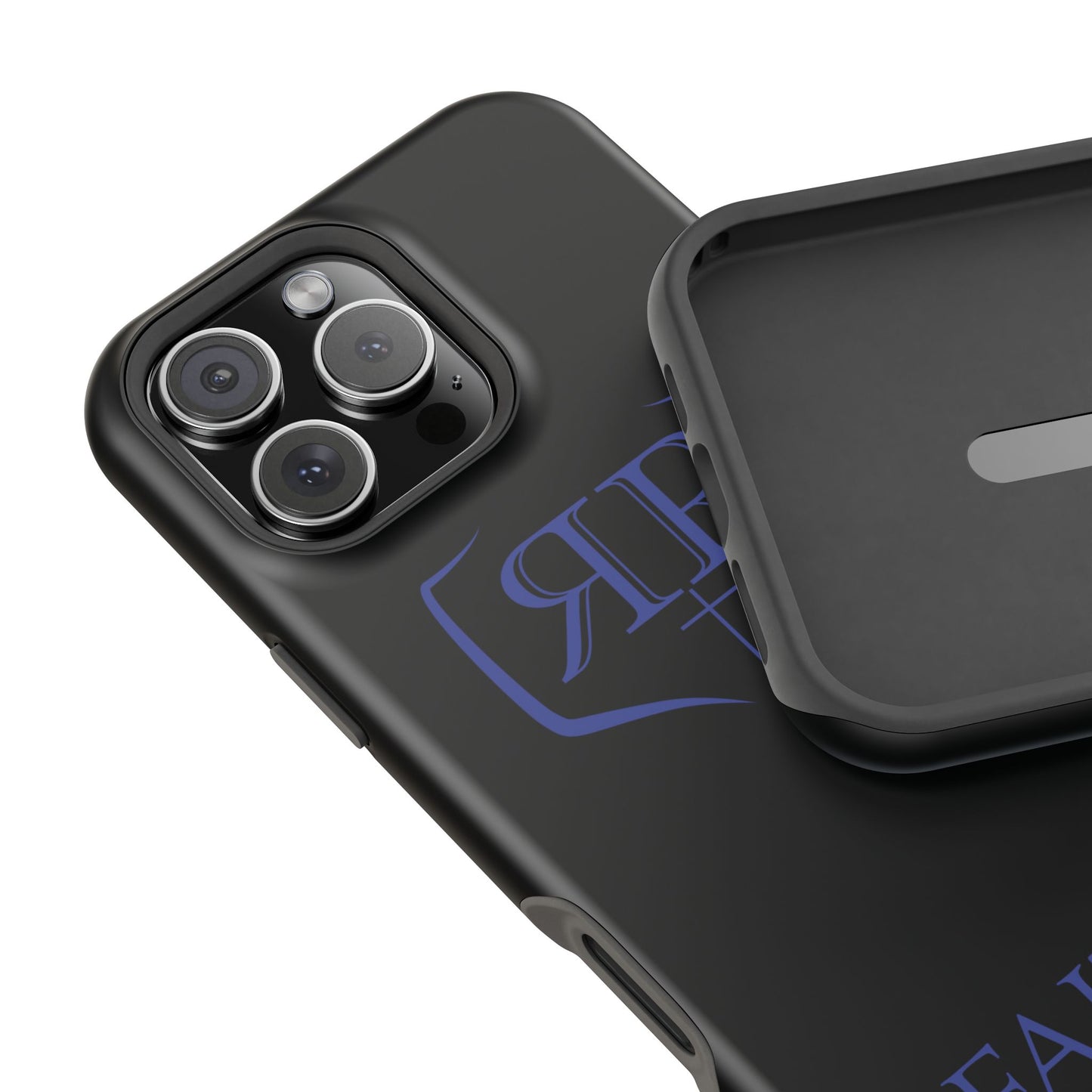 "FAITH" Blue Magnetic Phone Case
