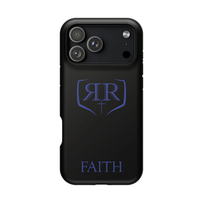"FAITH" Blue Magnetic Phone Case