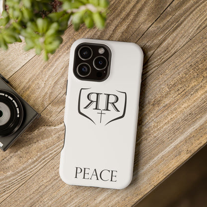 "PEACE" Black Magnetic Phone Case