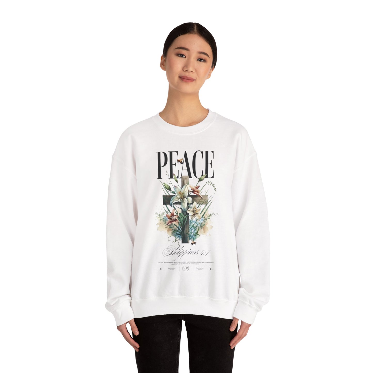 "PEACE" Crewneck