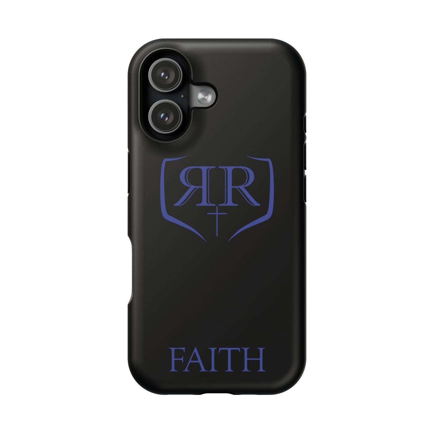 "FAITH" Blue Magnetic Phone Case