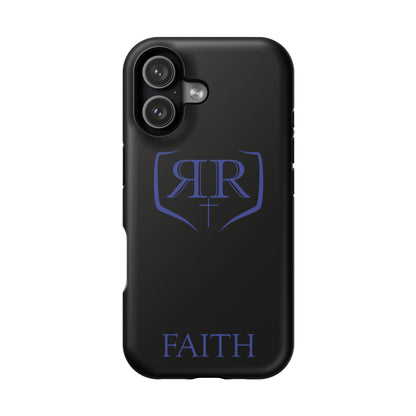 "FAITH" Blue Magnetic Phone Case