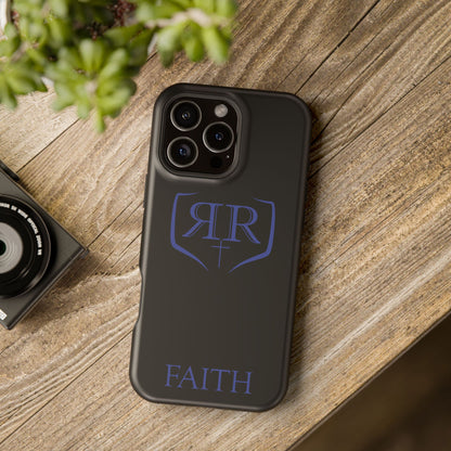 "FAITH" Blue Magnetic Phone Case
