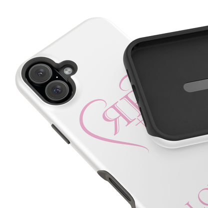"LOVE" Pink Tough Phone Case