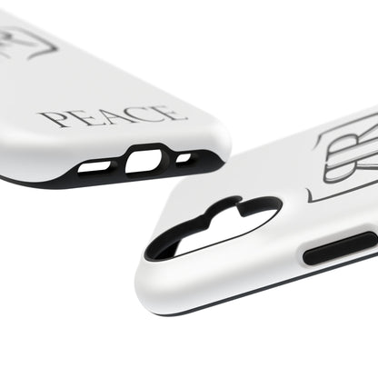 "PEACE" Black Tough Phone Case