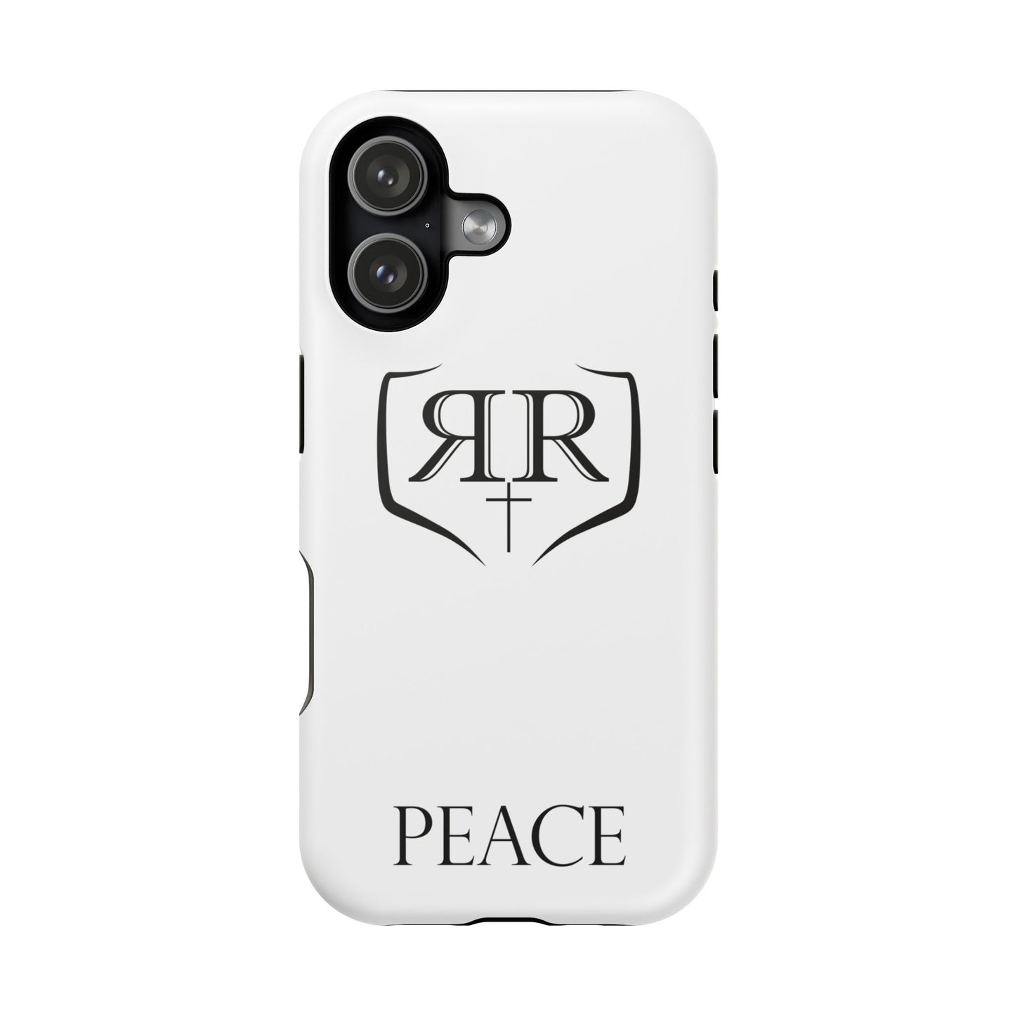 "PEACE" Black Magnetic Phone Case
