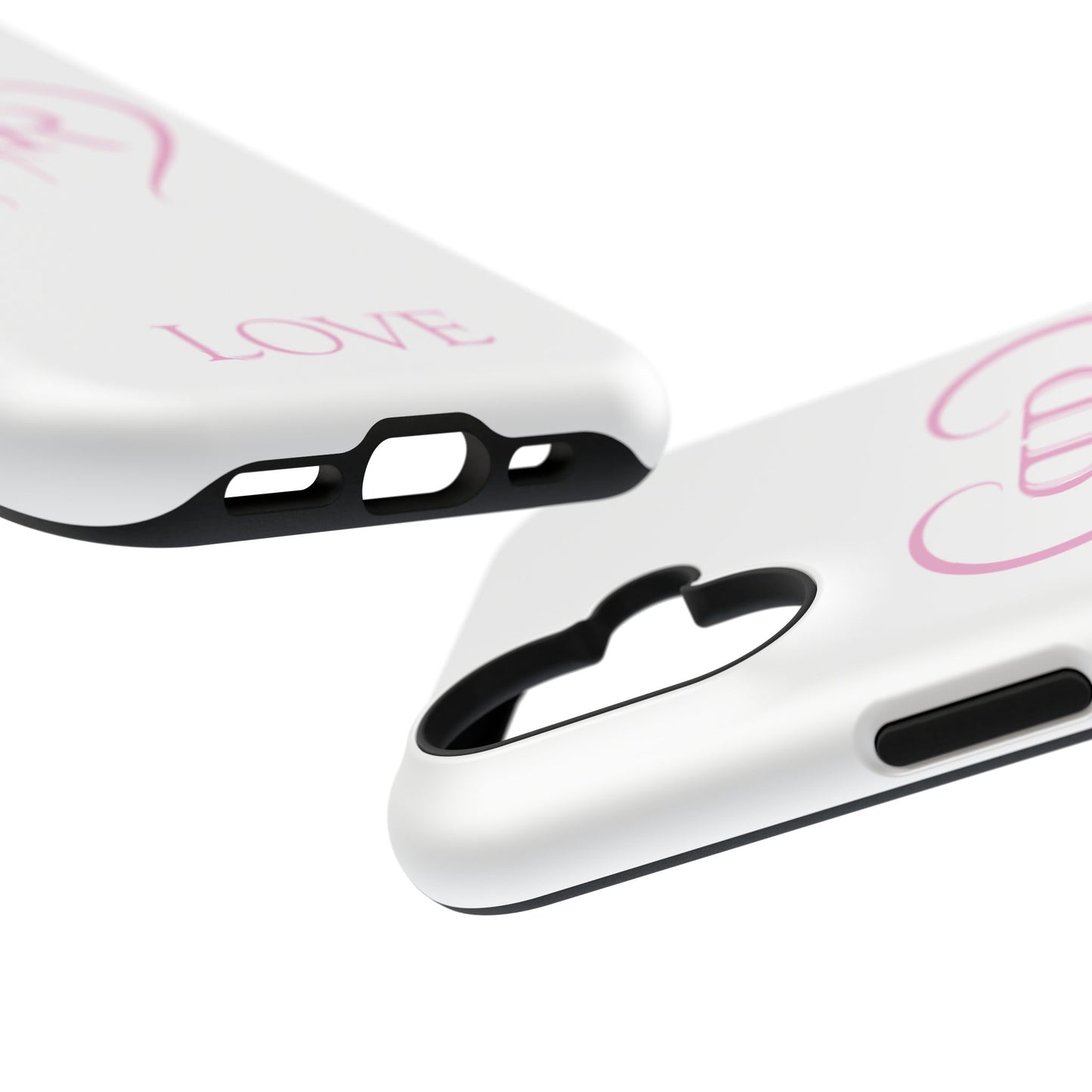 "LOVE" Pink Tough Phone Case