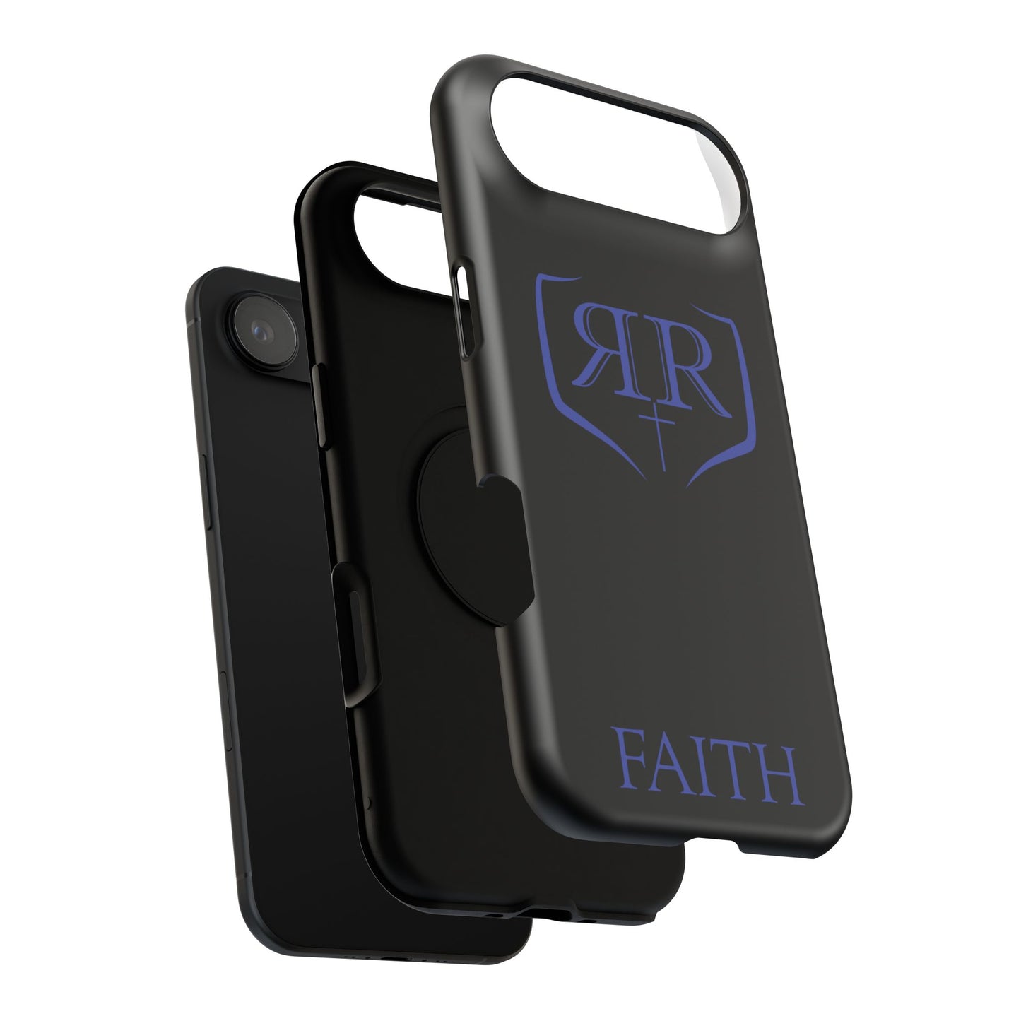 "FAITH" Blue Tough Phone Case