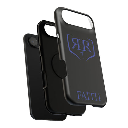 "FAITH" Blue Tough Phone Case