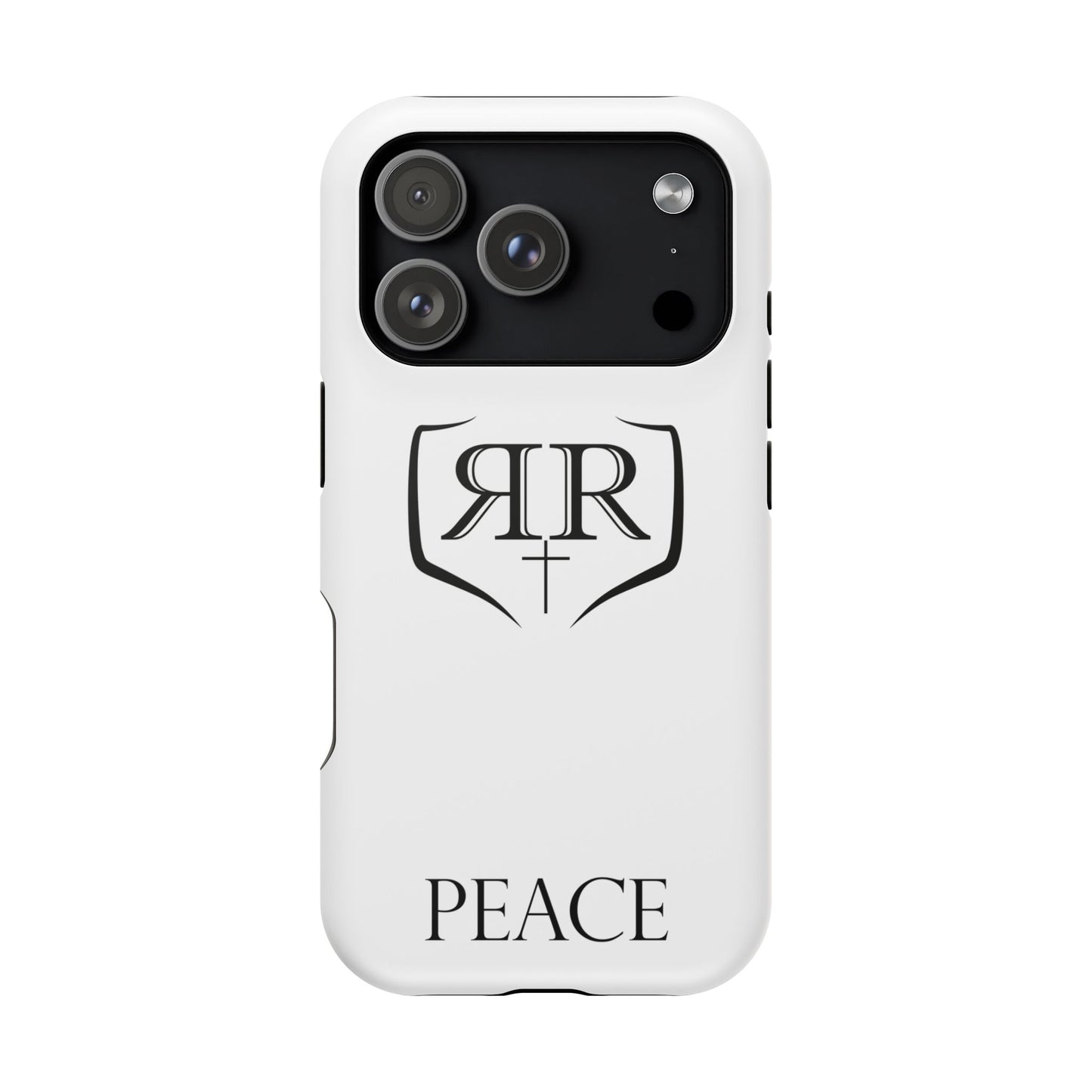 "PEACE" Black Magnetic Phone Case