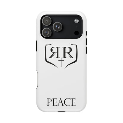 "PEACE" Black Tough Phone Case