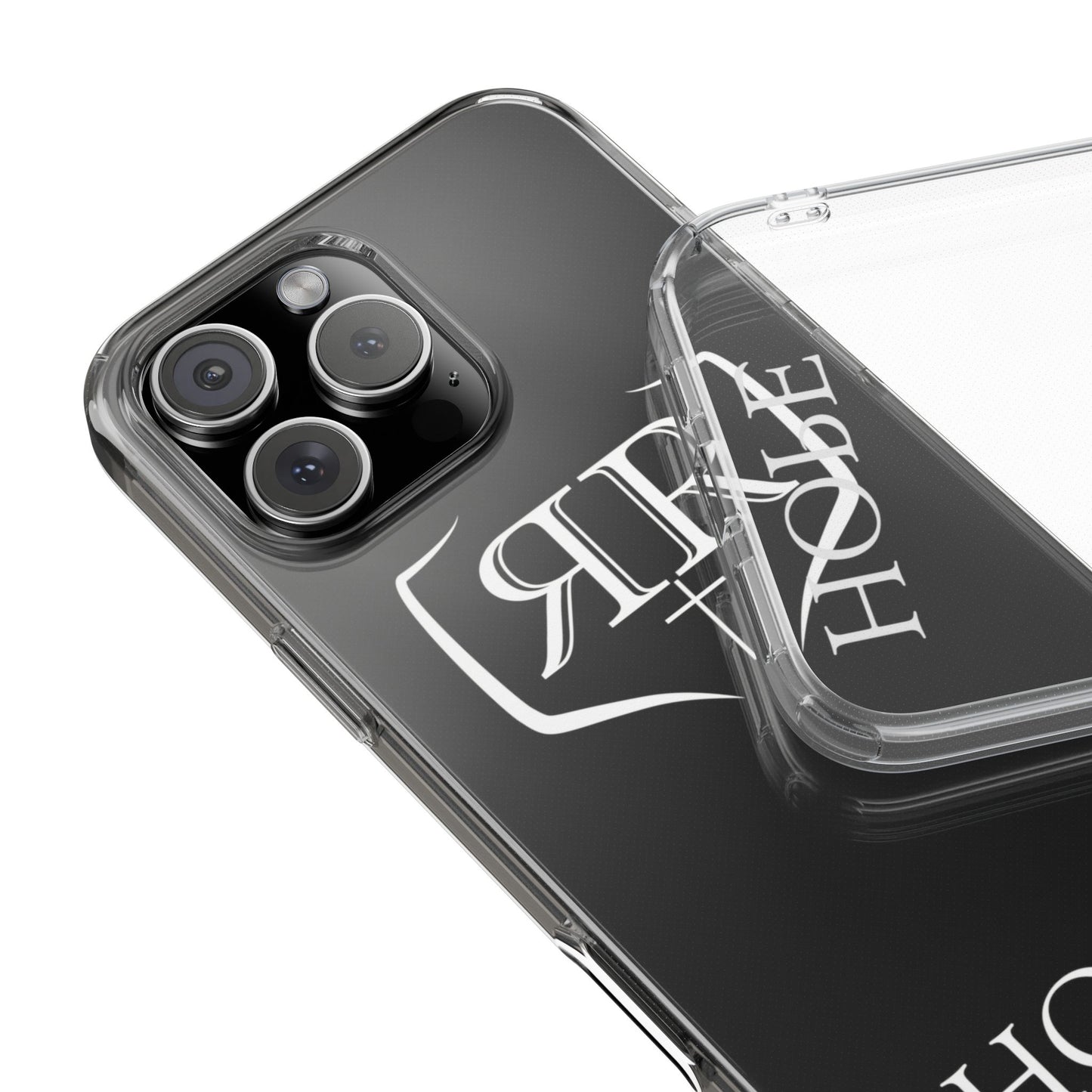 Transparent "HOPE" White Phone Case
