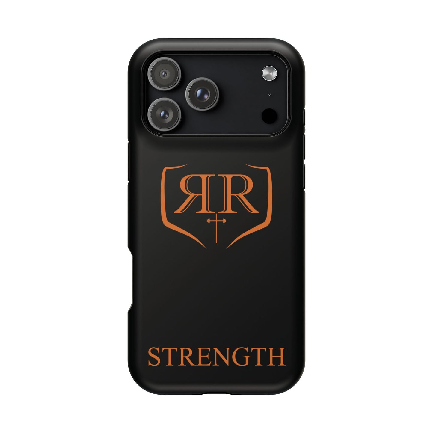 "STRENGTH" Orange Magnetic Phone Case