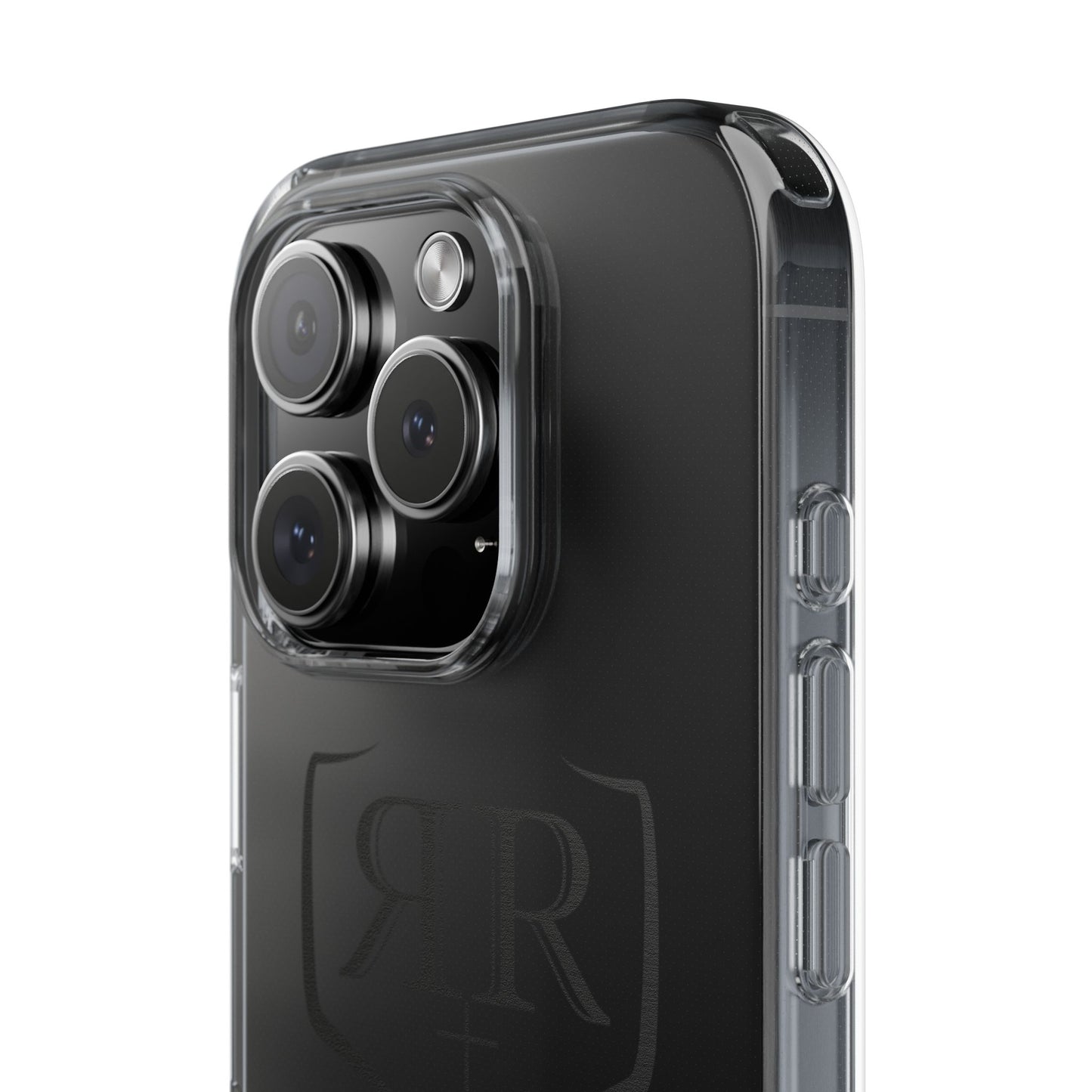 Transparent "PEACE" Black Phone Case