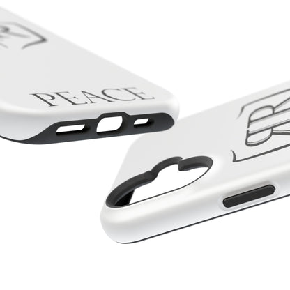 "PEACE" Black Tough Phone Case