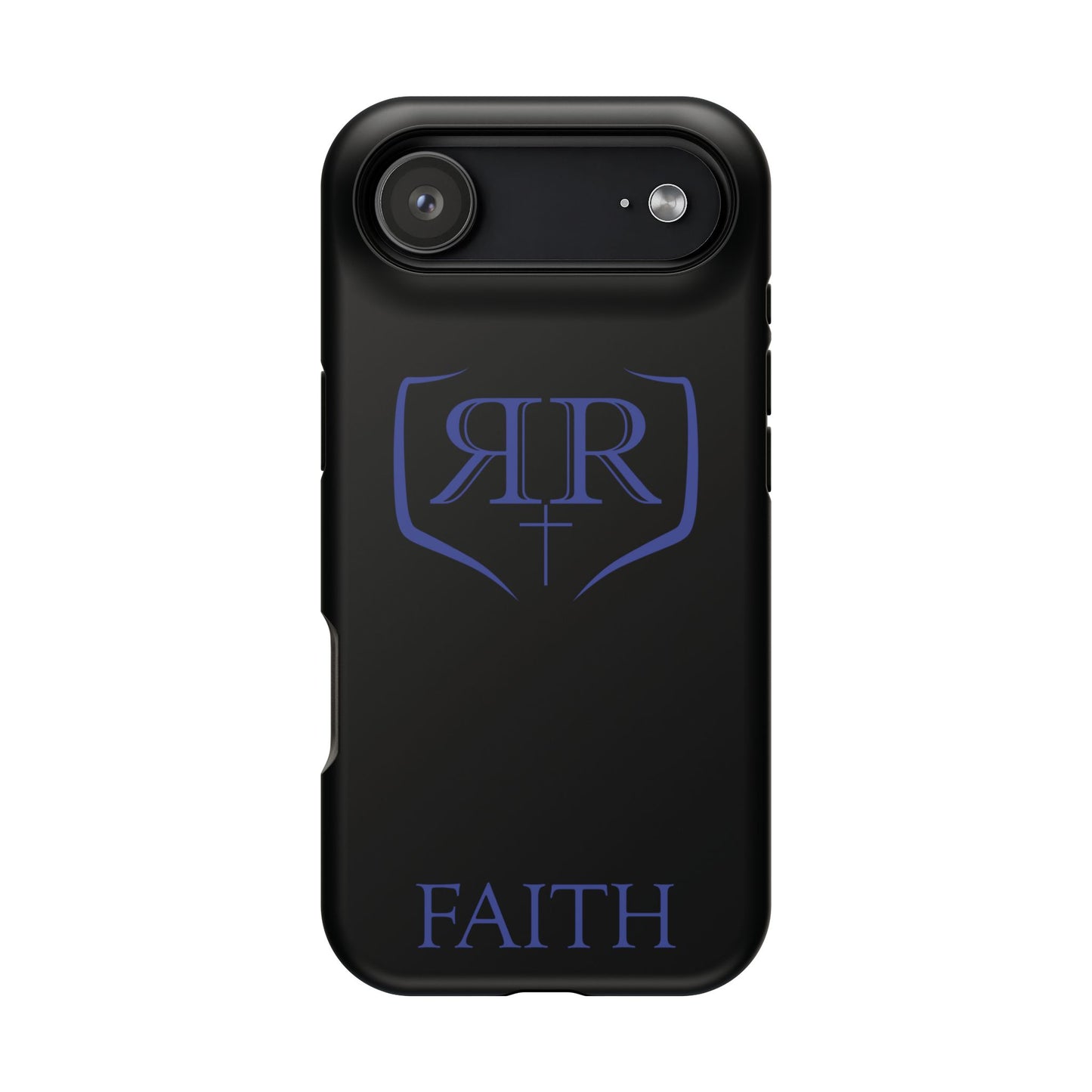 "FAITH" Blue Magnetic Phone Case
