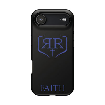 "FAITH" Blue Magnetic Phone Case