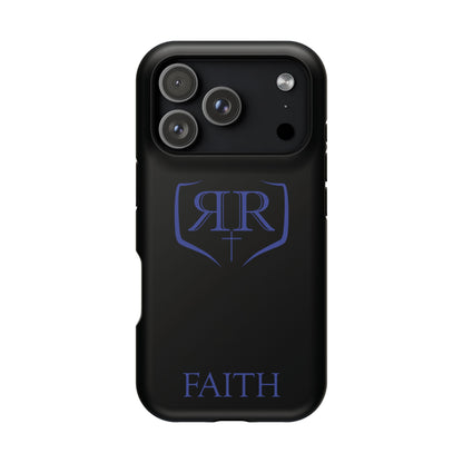 "FAITH" Blue Magnetic Phone Case