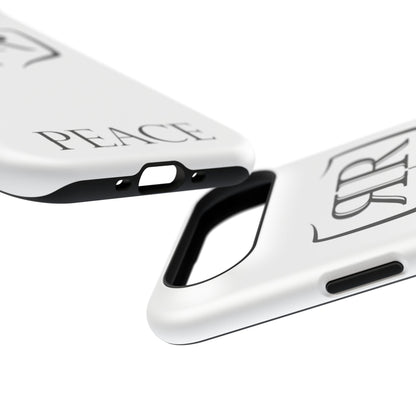 "PEACE" Black Tough Phone Case