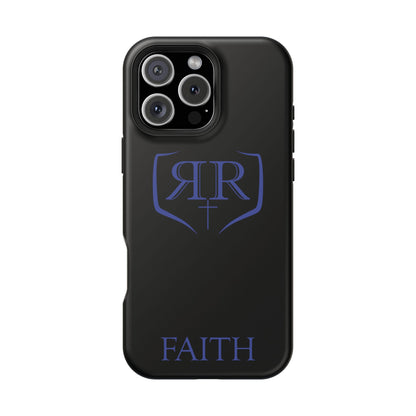 "FAITH" Blue Magnetic Phone Case