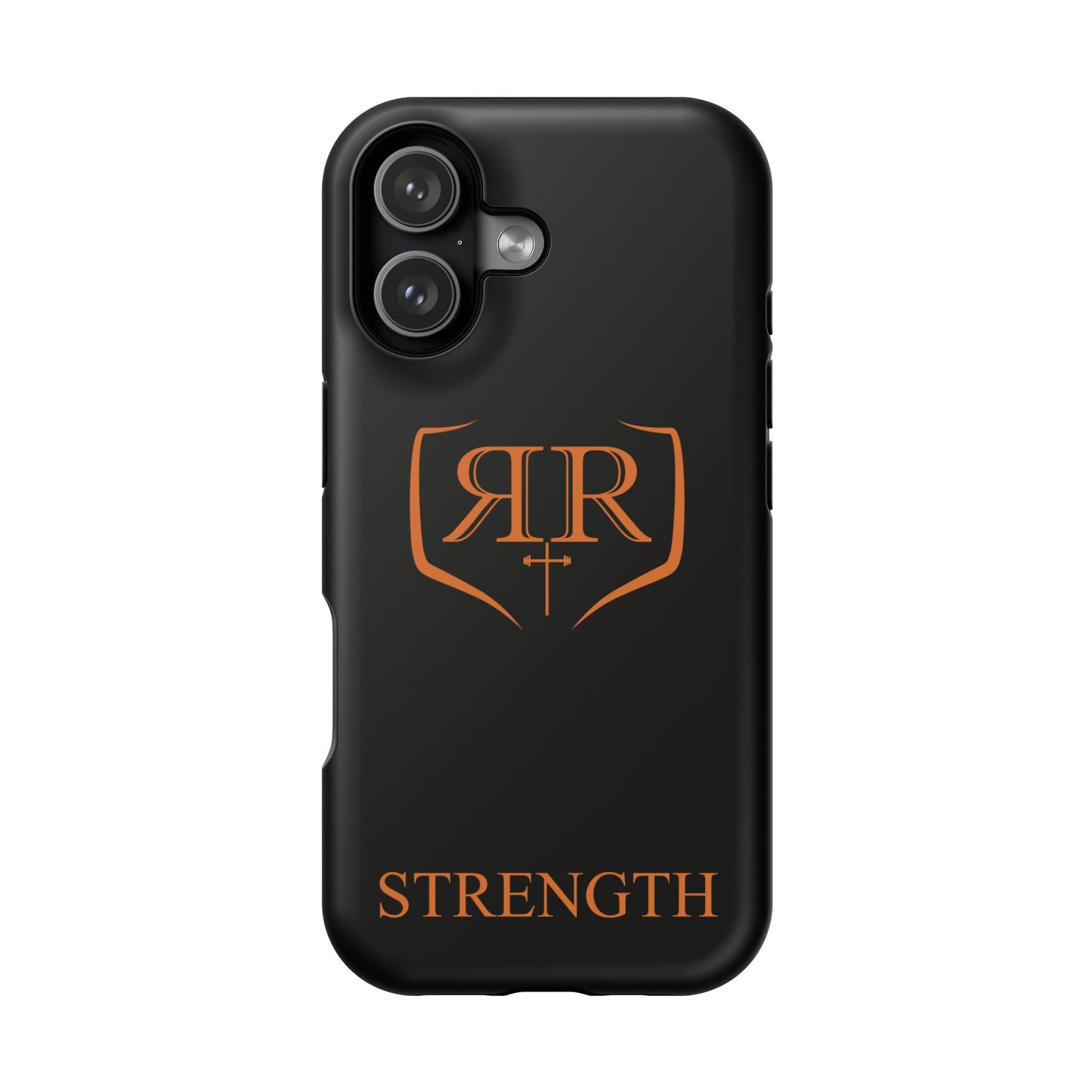 "STRENGTH" Orange Magnetic Phone Case