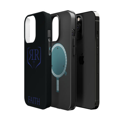 "FAITH" Blue Magnetic Phone Case