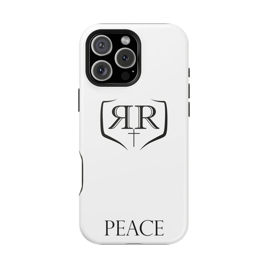 "PEACE" Black Magnetic Phone Case