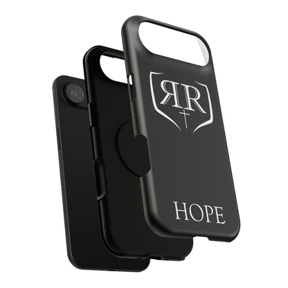 "HOPE" White Tough Phone Case