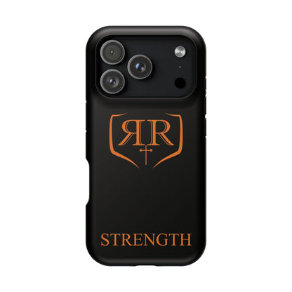 "STRENGTH" Orange Tough Phone Case